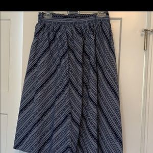 NWOT eshakti cotton skirt w/belt!